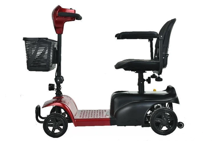 Four-wheel Electric Scooter High Stability Foldable Lightweight Electric Scooter Suitable For The Elderly And Disabled SL-001
